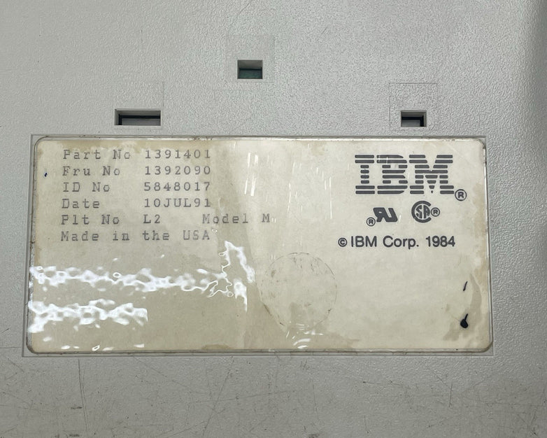 IBM Model M 1391401 -Jun 1, 1987  Tested Working