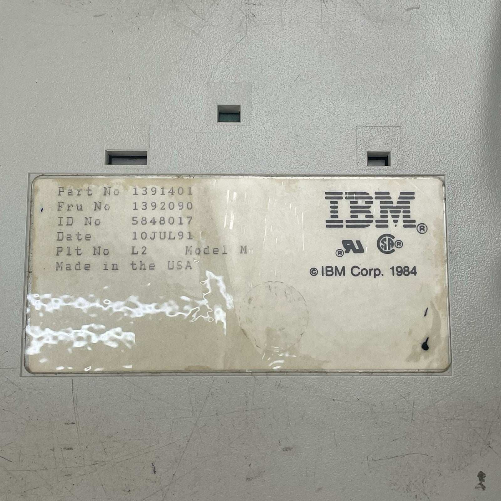 IBM Model M 1391401 -Jun 1, 1987  Tested Working8