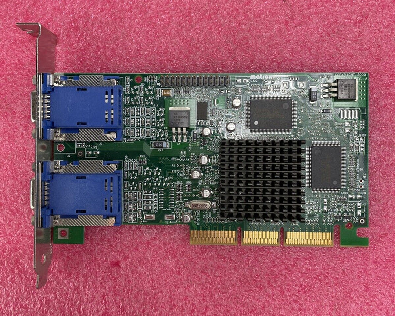 Matrox 971-0302 Rev A G45+MDHA32DCPQF AGP Graphics Card