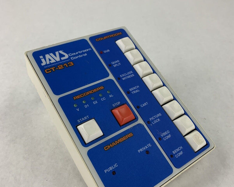 JAVS CT-213 Courtroom Control Audio Interface