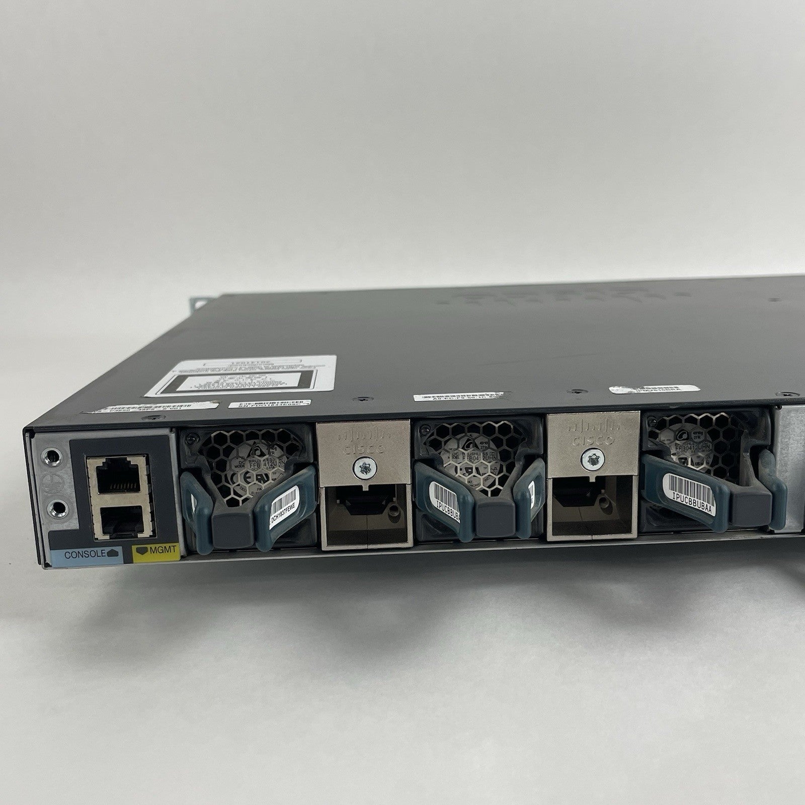 Cisco WS-C3650-48PS-S V01 Catalyst 3650 48-Port PoE+ 4x1G  Tested & Reset 2X PSU9