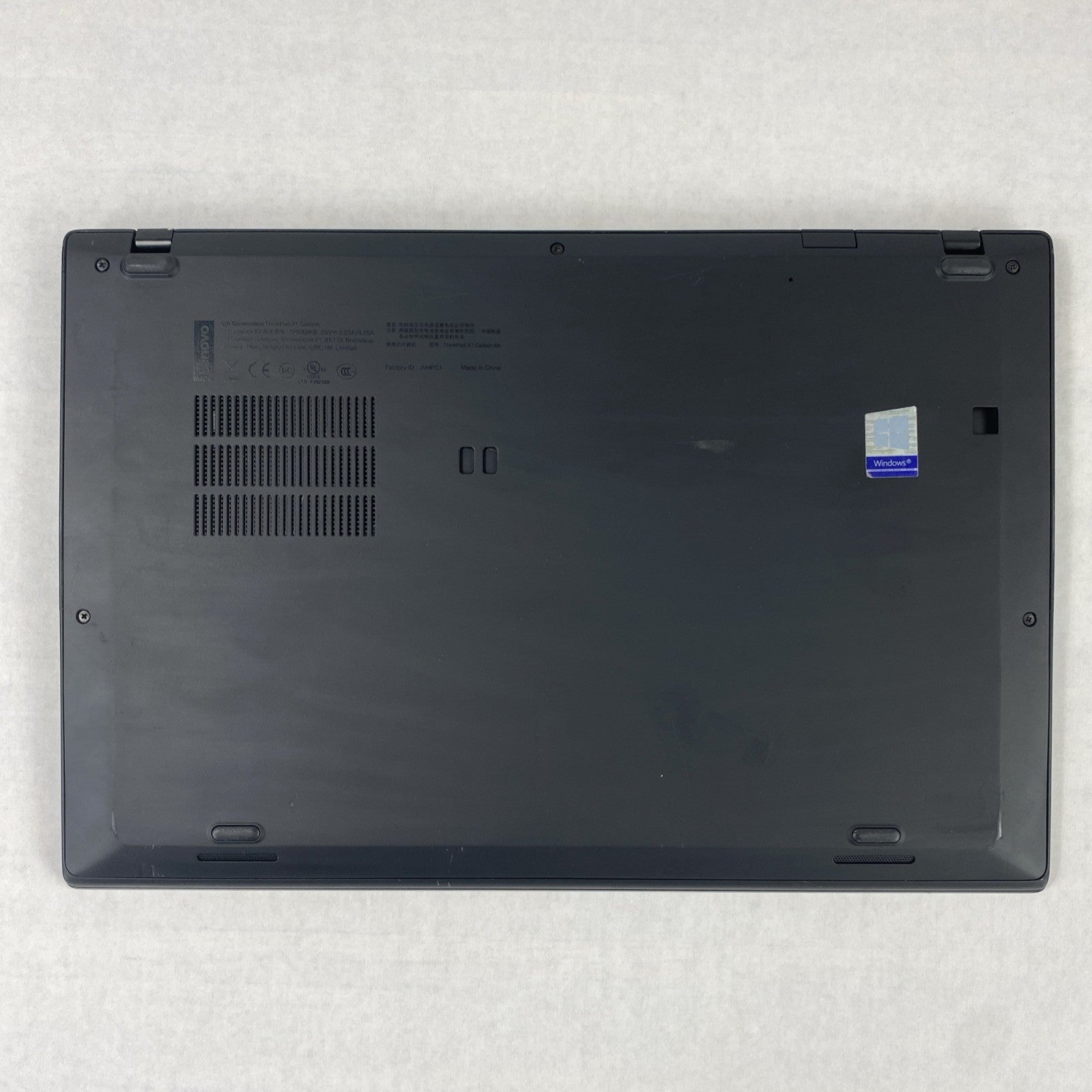 Lenovo ThinkPad X1 Carbon 6th Gen i5-8350U 1.70 GHz 8 GB RAM 14.0" No HDD No OS