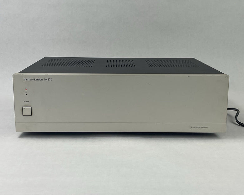 Harman Kardon HK870 Heathkit Stereo Power Amplifier  100w per channel Tested