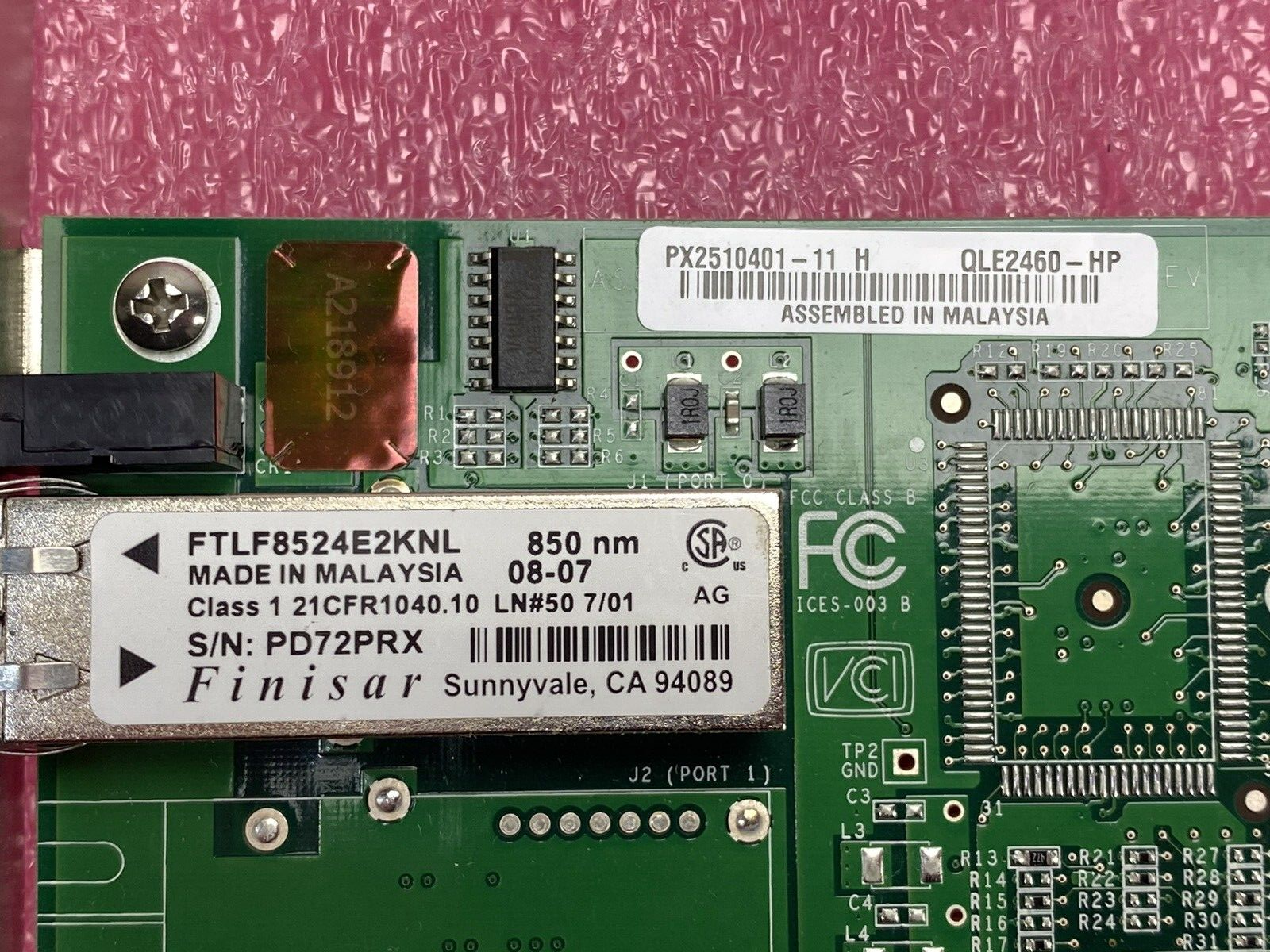Lot of 3 Qlogic QLE2460-HP PX2510401-11 H 4Gb Single Port Fibre Channel PCIe