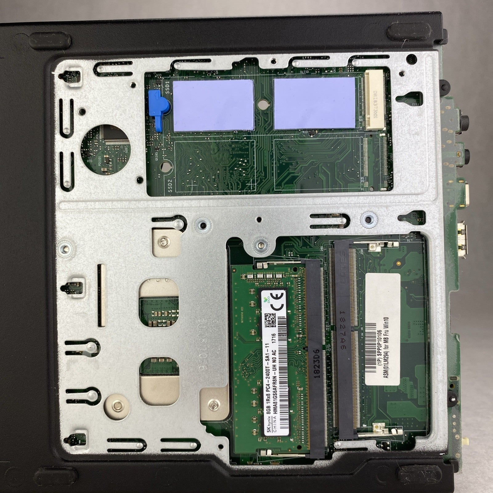 Lenovo ThinkCentre M720q Intel Six Core i5-8500T 2.10GHz 1x8GB RAM No AC HDD OS
