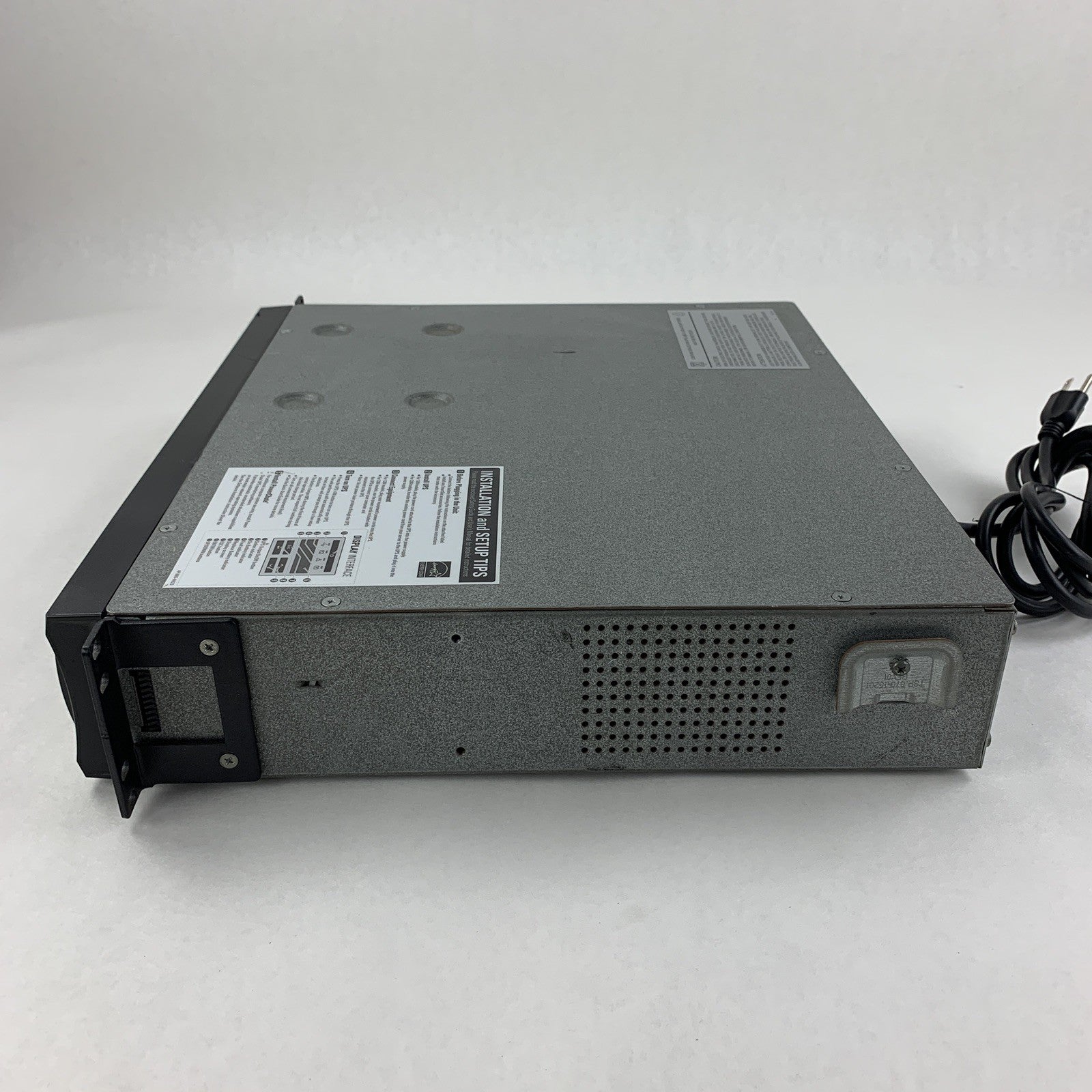 APC SMT750RM2U Line Interactive SmartUPS Power Supply Tested No Battery No Caddy