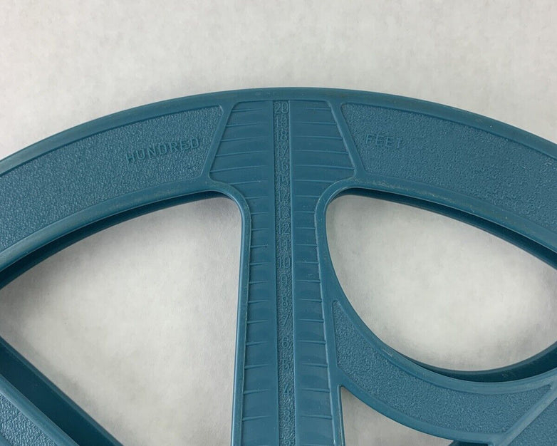 Vintage RTI 800/323-7520 15" Plastic 6 Metres 100 FT Film Reel Blue