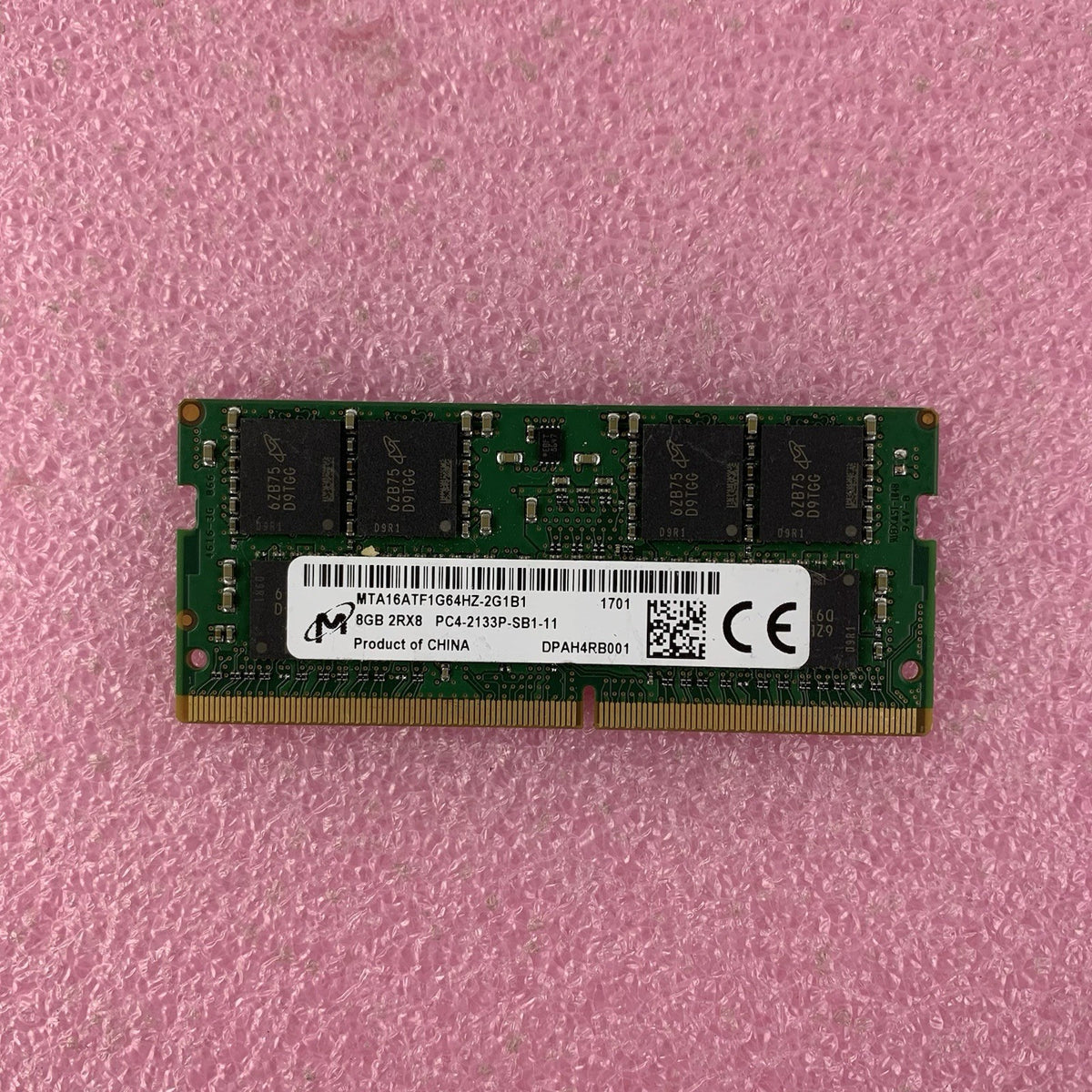 Micron 8GB 2RX8 PC4-2133P-SB1-11 - Untested6