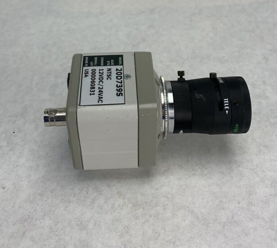Sanyo 20D739S Color Camera with Rainbow L3.3-8mm Lens For Parts or Repair