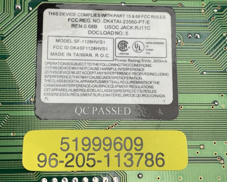 MAXTECH CORPORATION XPVS 288I (SF-1128HV/R12-PNP)