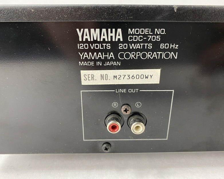 Yamaha CDC-705 Compact Disk Player 5 Disc Changer - Parts or Repair
