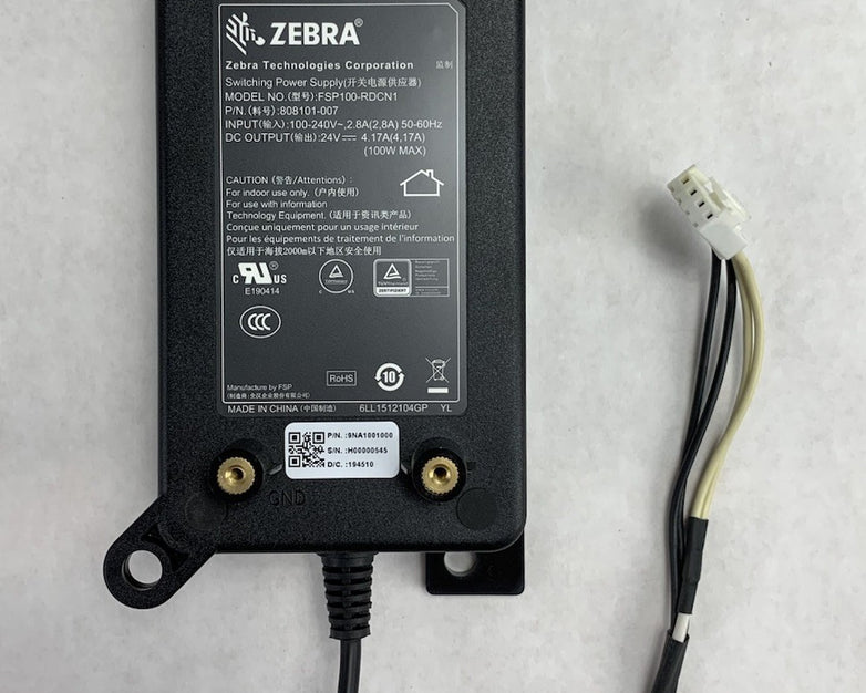 Zebra FSP100-RDCNI 100W AC Adapter Power Supply for Zebra ZT230