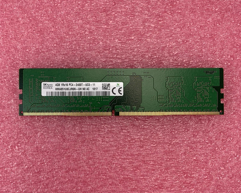 SK Hynix HMA851U6CJR6N-UH PC4-2400T-UC0-11 4GB 1Rx16 Desktop Memory RAM Lot of 2