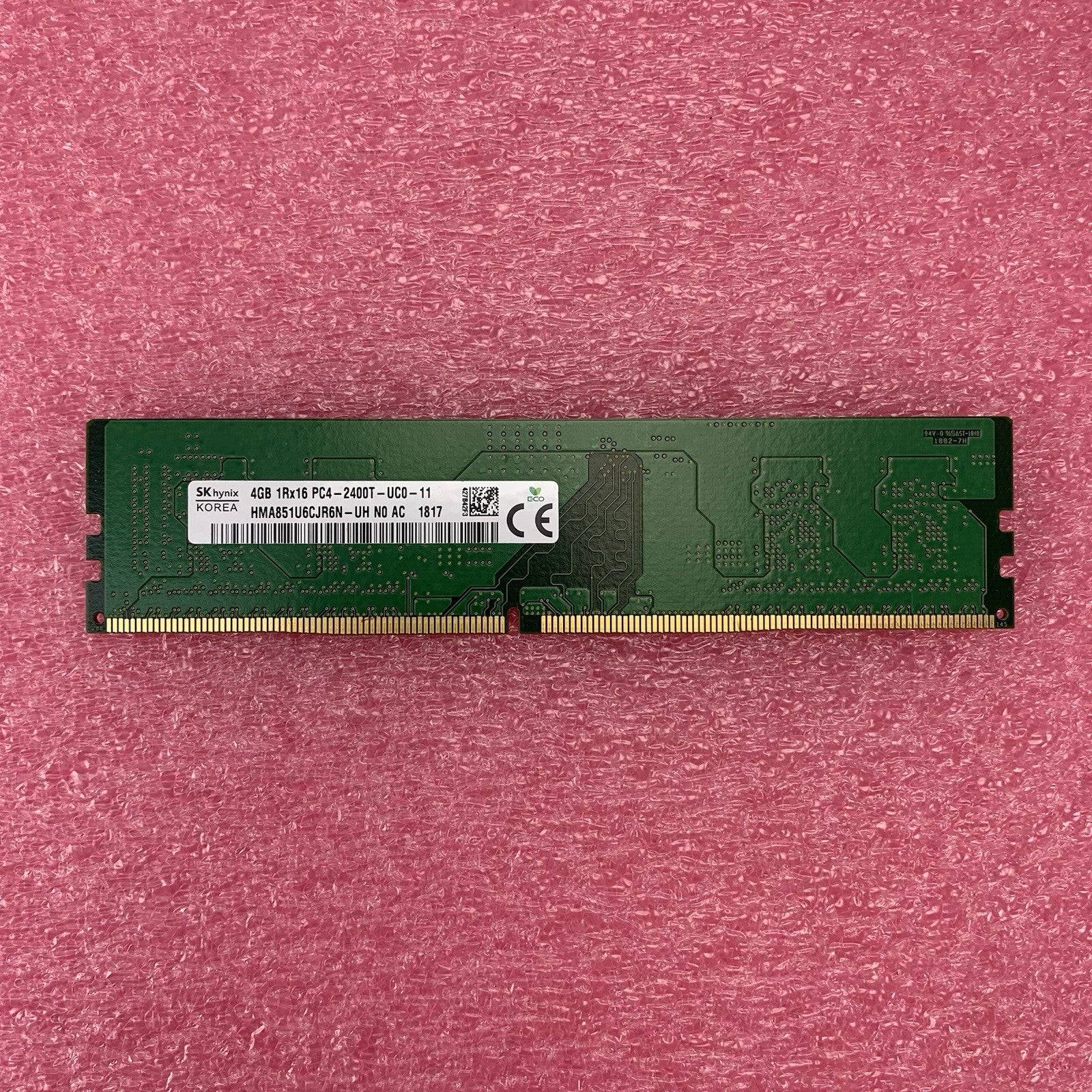 SK Hynix HMA851U6CJR6N-UH PC4-2400T-UC0-11 4GB 1Rx16 Desktop Memory RAM Lot of 25