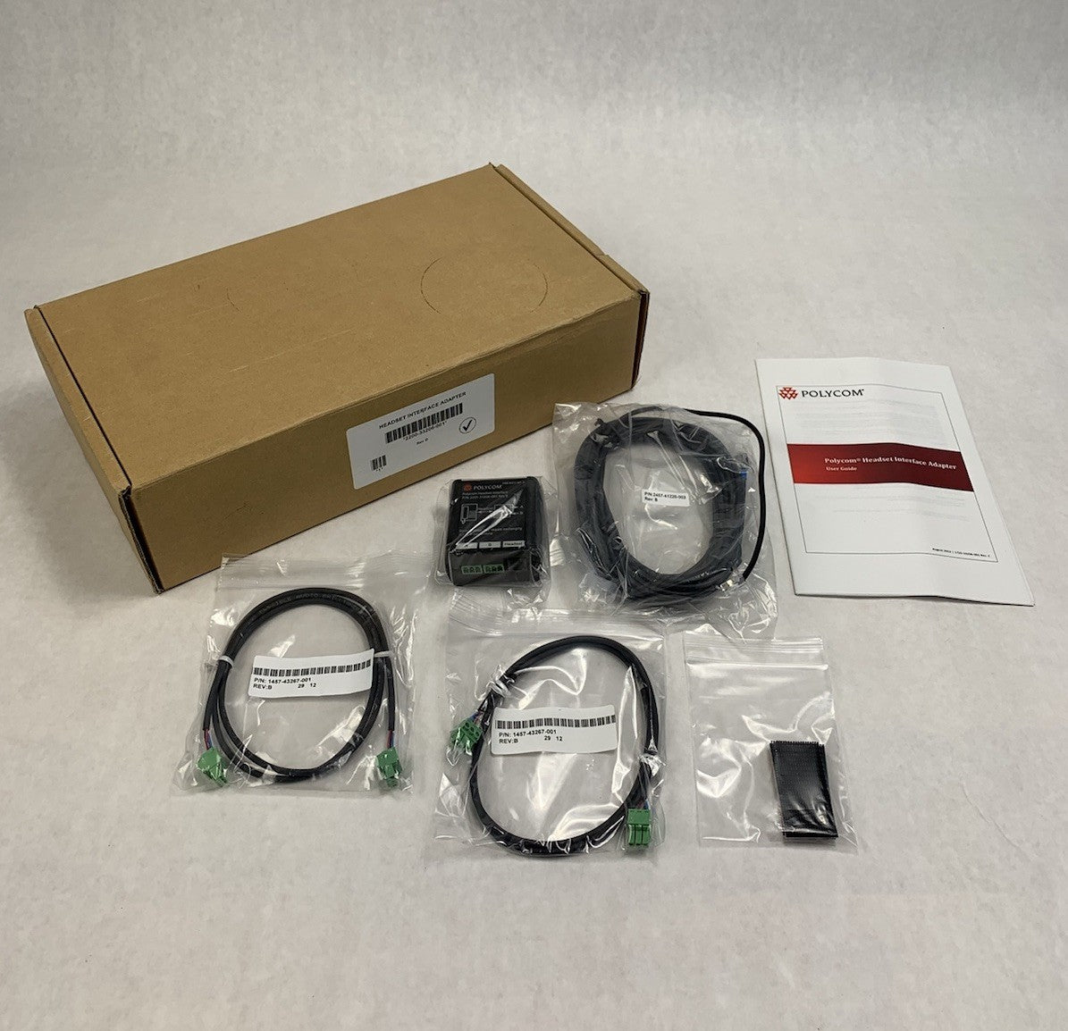 Polycom 2201-33206-001 Rev B Headset Interface Adapter