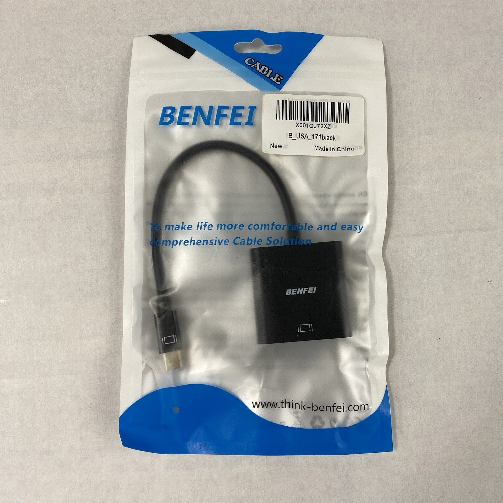 Benfei B_USA_171black DisplayPort Cable (Lot of 12)