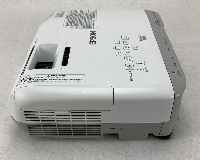 Epson PowerLite 98H H687A LCD Lamp Projector 1803 Lamp Hours - No Remote