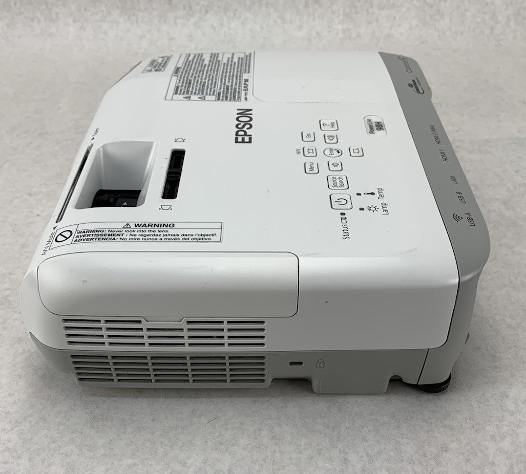 Epson PowerLite 98H H687A LCD Lamp Projector 1803 Lamp Hours - No Remote2
