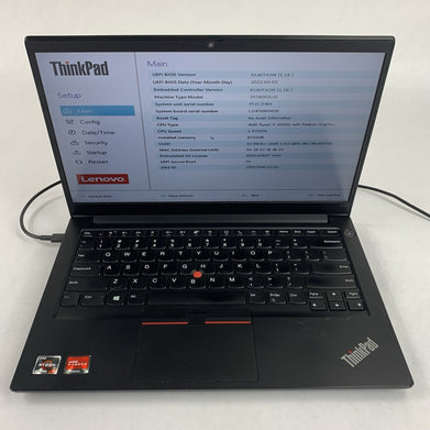 Lenovo ThinkPad E14 Gen 2 Ryzen 5 4500U 2.375 GHz 8GB Ram No OS/SSD/AC/Batt Dent