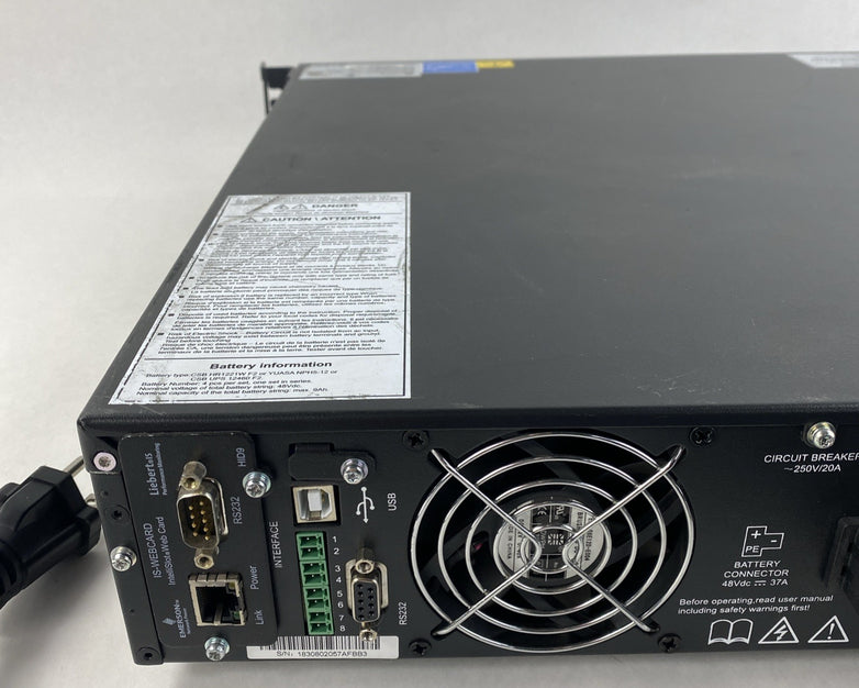 Libert Vertiv GXT4-2000RT120 UPS 120V AC Tested - No Batteries