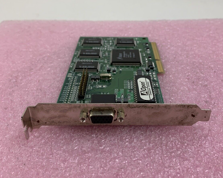 AOPEN Trident 91.AC821.002 3D IMAGE 9750 4 MB AGP VGA Video Card - Tested