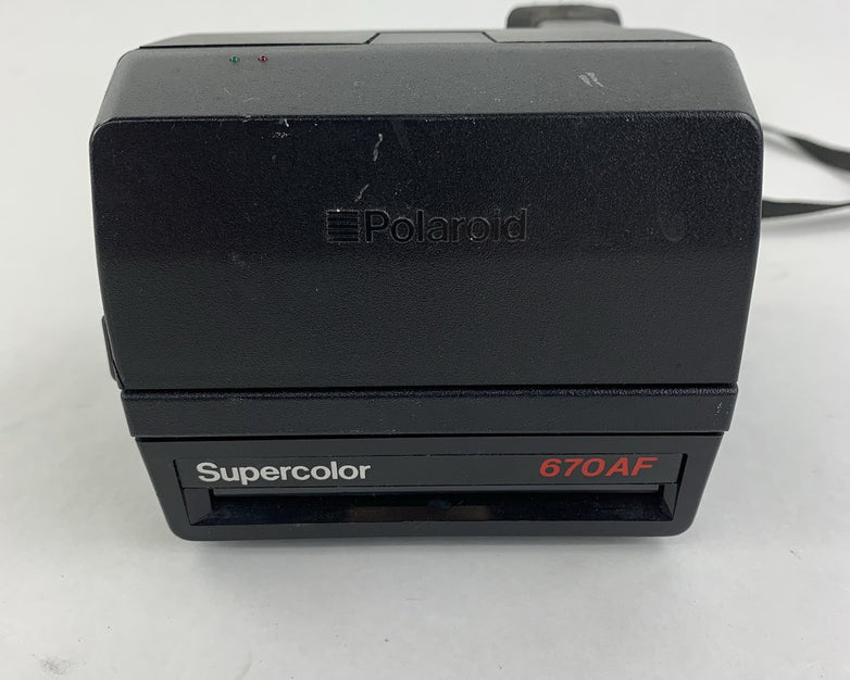 Polaroid 670AF Supercolor Camera - Powers On and Tested