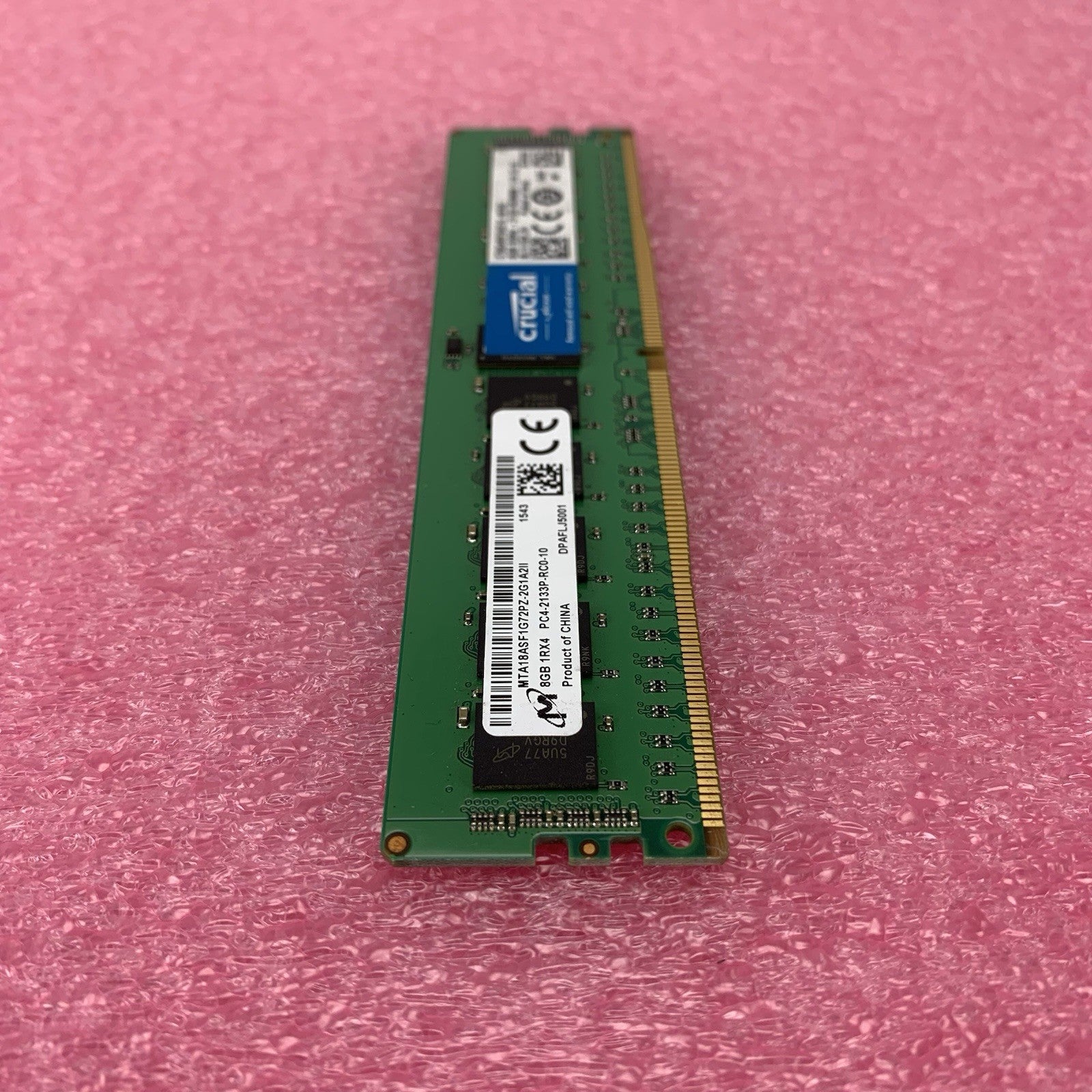 Crucial MTA18ASF1G72PZ-2G1A2II PC4-2133P-RC0-10 8GB 1Rx4 Desktop Memory RAM4