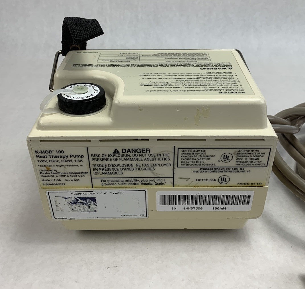 Baxter K-MOD 100 08634-000 Heat Therapy Pump - Parts or Repair