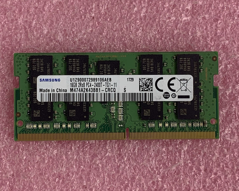 Samsung M474A2K43BB1-CRCQ 16 GB PC4-2400T-TG1-11 SODIMM Laptop Memory Ram