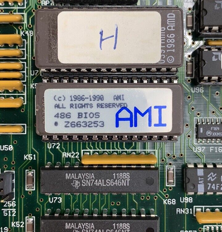PKM-3300 Motherboard Intel 80486DX 33MHz 4MB RAM