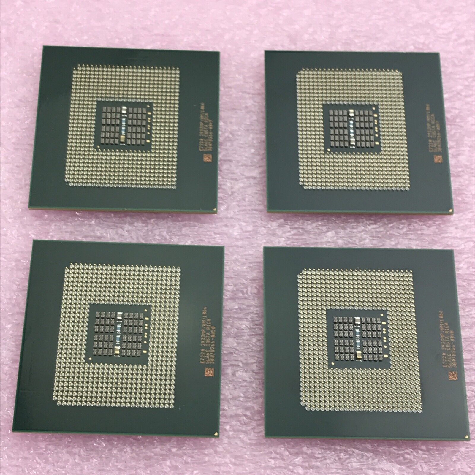 Lot of 4 Intel Xeon SLA6C E7220 @ 2.93GHz 8MB Dual-Core CPU Processor