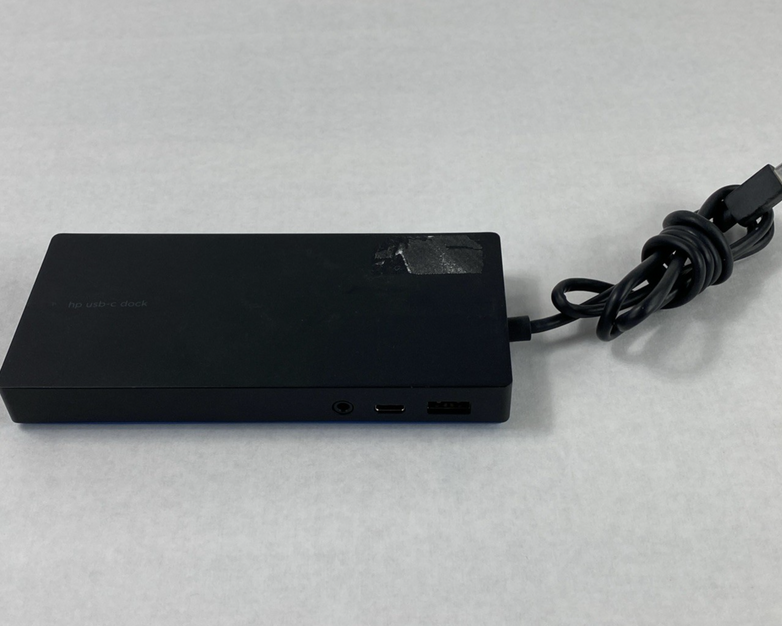HP Elite USB-C TPA-B01 Docking Station Power Tested (Lot of 2)