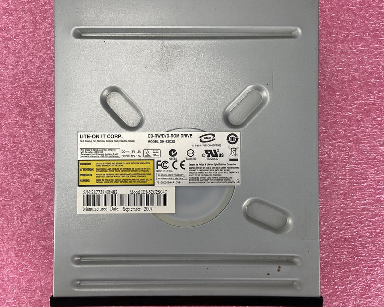 Lite-ON IT Corp CD-RW/DVD-ROM SATA Internal Desktop Drive Tested DH-52C2S