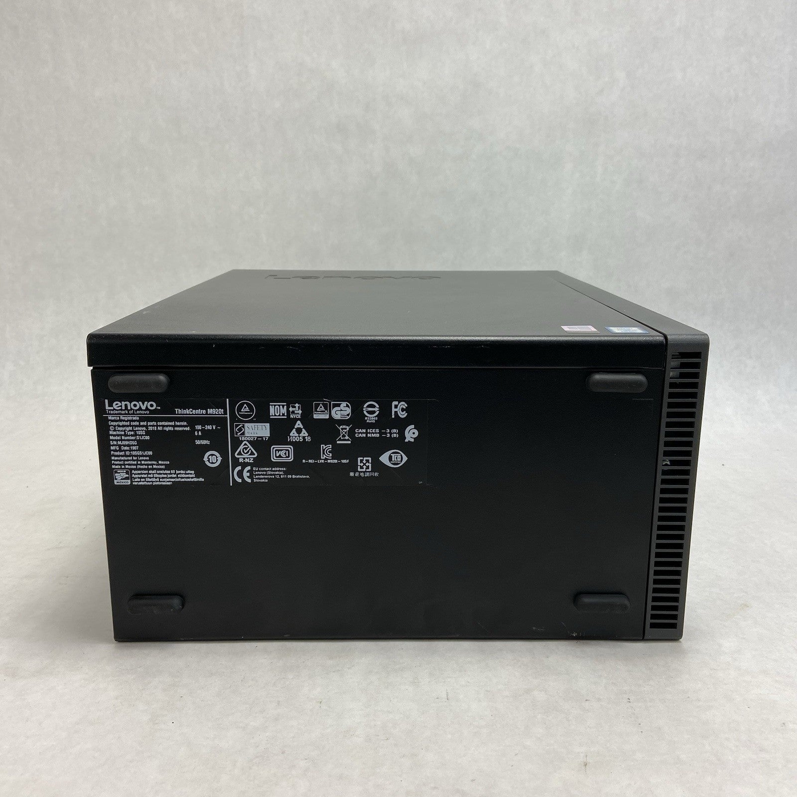 Lenovo ThinkCentre M920T MT Intel Core i5-8500 3GHz 8GB RAM No HDD No OS7