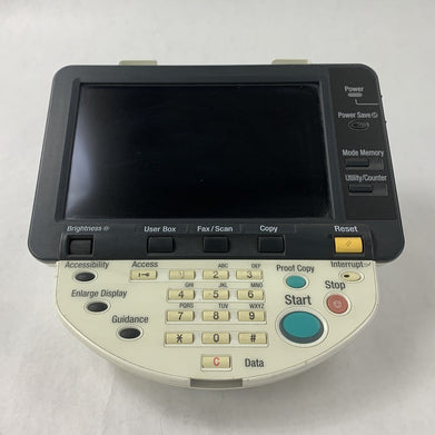 Konica Minolta Bizhub 363 Touchscreen Control Panel