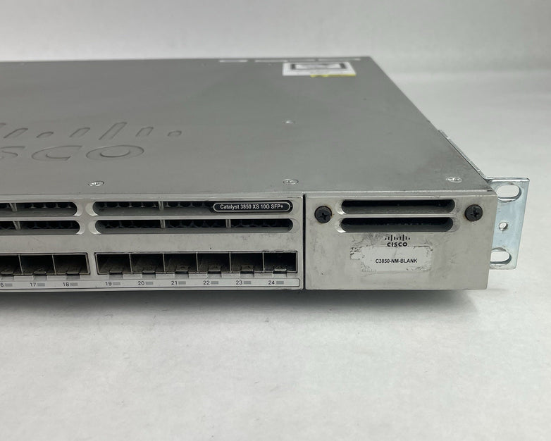 Cisco Catalyst WS-C3850-24XS-S V02 24 Port 1X PSU 24x SFP+ Switch - Tested