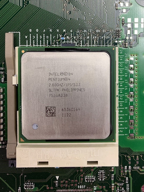 Dell Dimension 1100 Motherboard Intel Pentium 4 2.8GHz 256MB RAM No Shield