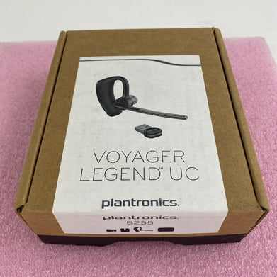 Plantronics B235 Voyager Legend UC Bluetooth Headset and Charging Case Untested