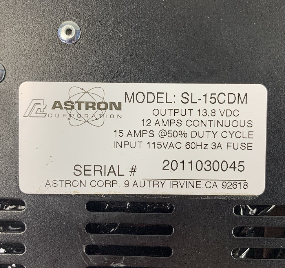 Astron SL-15CDM Power Supply w/ Top Cover