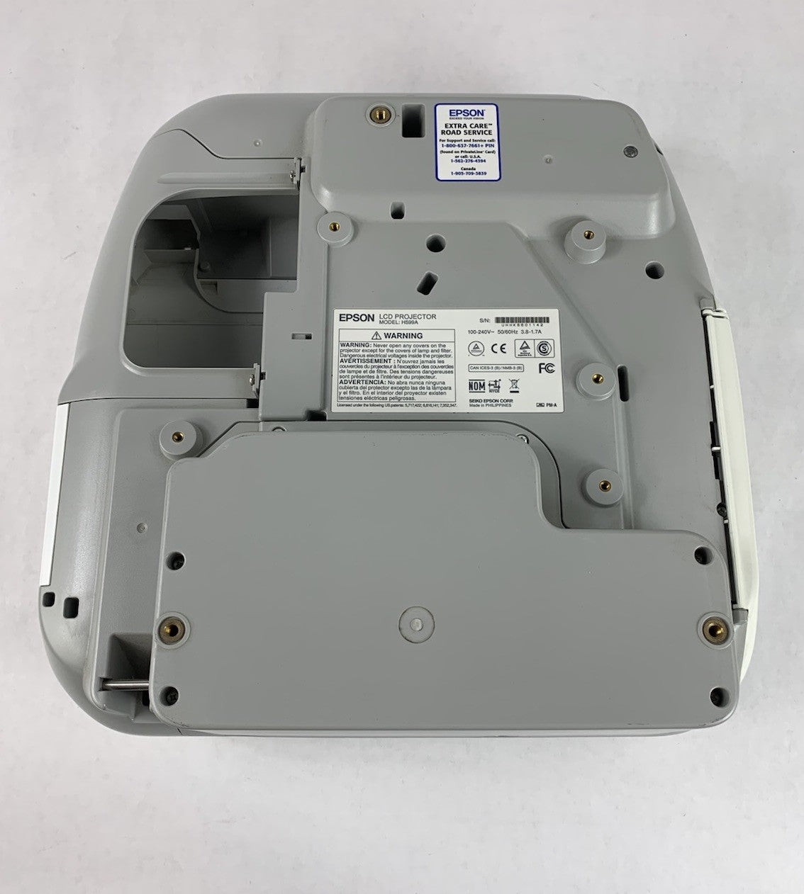Epson H599A BrightLink 595Wi LCD Lamp Projector 2024 Lamp Hours No Remote6