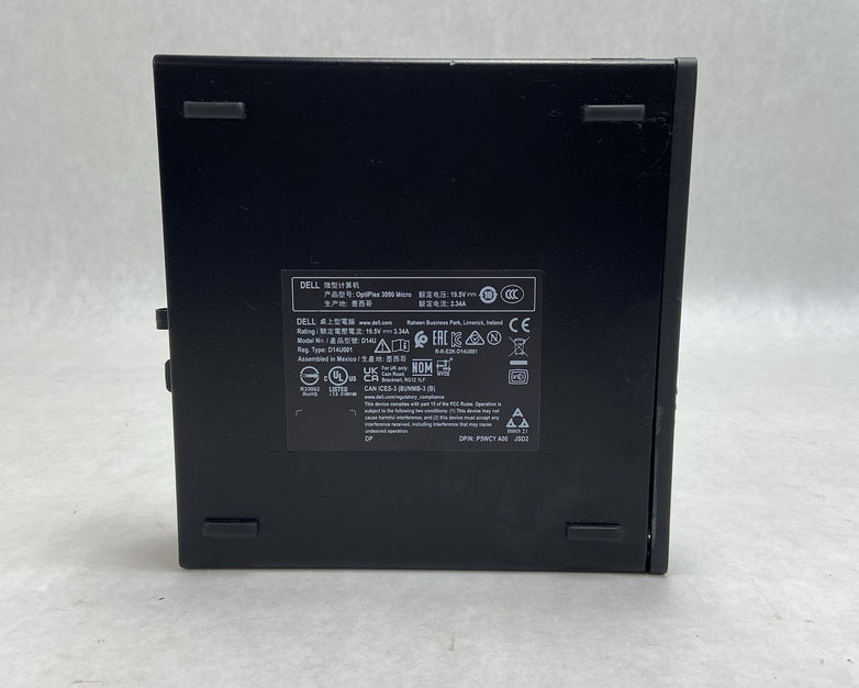 Dell Optiplex 3090 Micro Intel Core i3-10105T 3GHz 16GB RAM w/AC No HDDOS