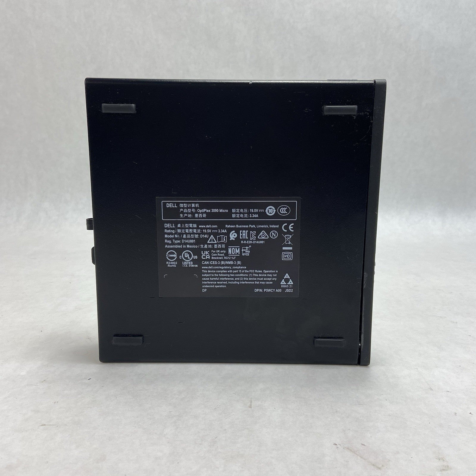 Dell Optiplex 3090 Micro Intel Core i3-10105T 3GHz 16GB RAM w/AC No HDDOS4