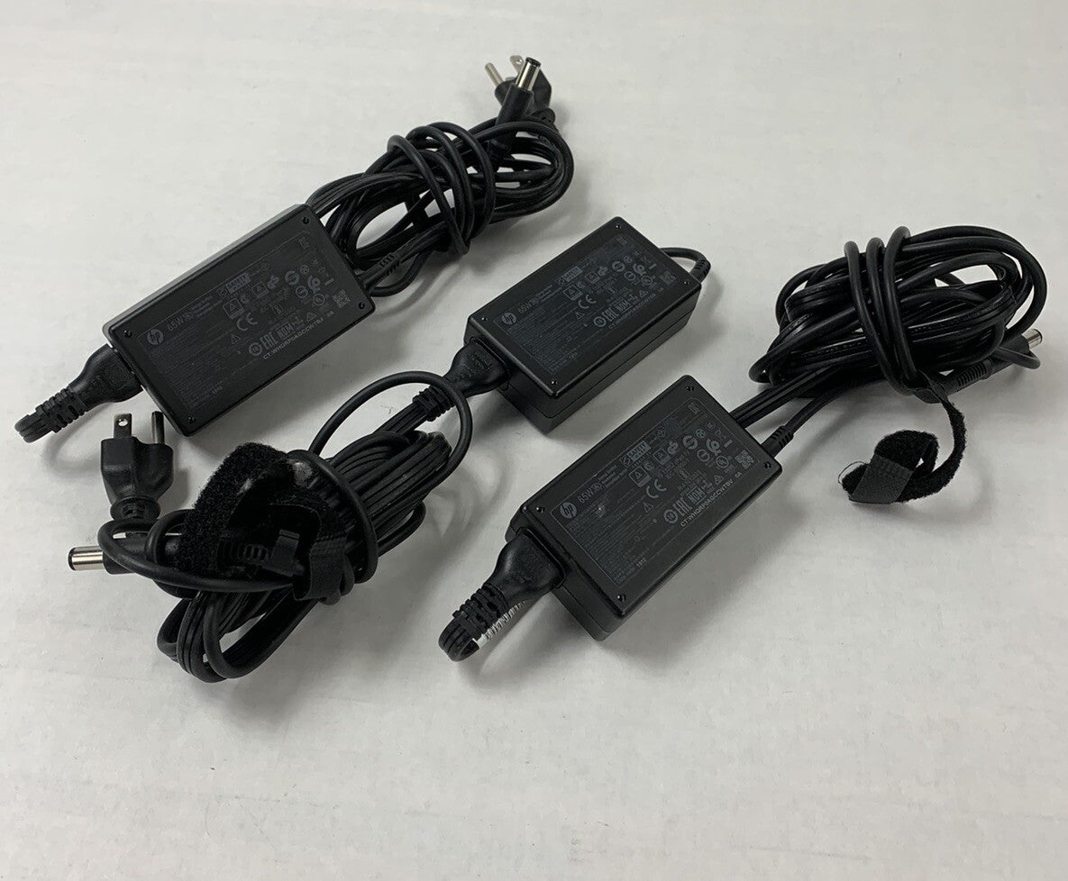 HP TPN-CA16 65W AC Adapter Charger 19.5V 3.33A (Lot of 3)
