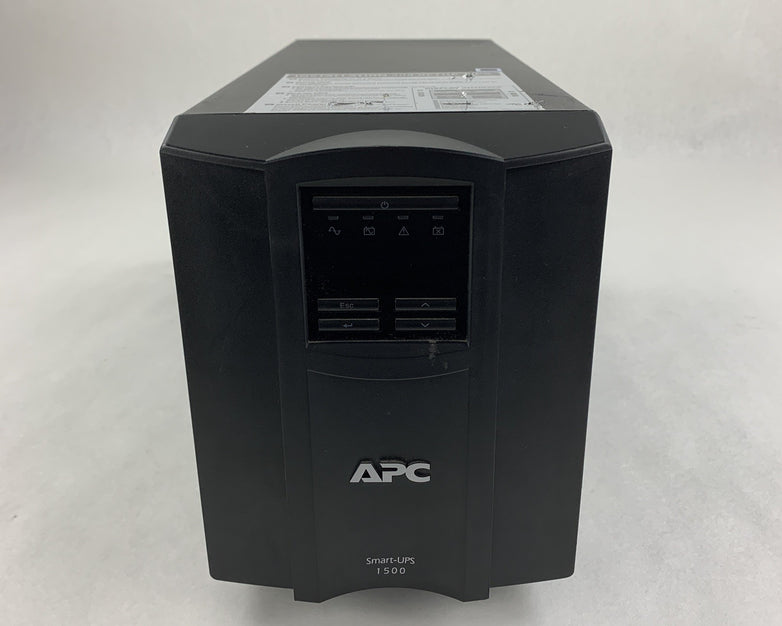 APC SMT1500 Smart Connect UPS 1500VA LCD Backup Surge No Batt Tested Bad Group 1
