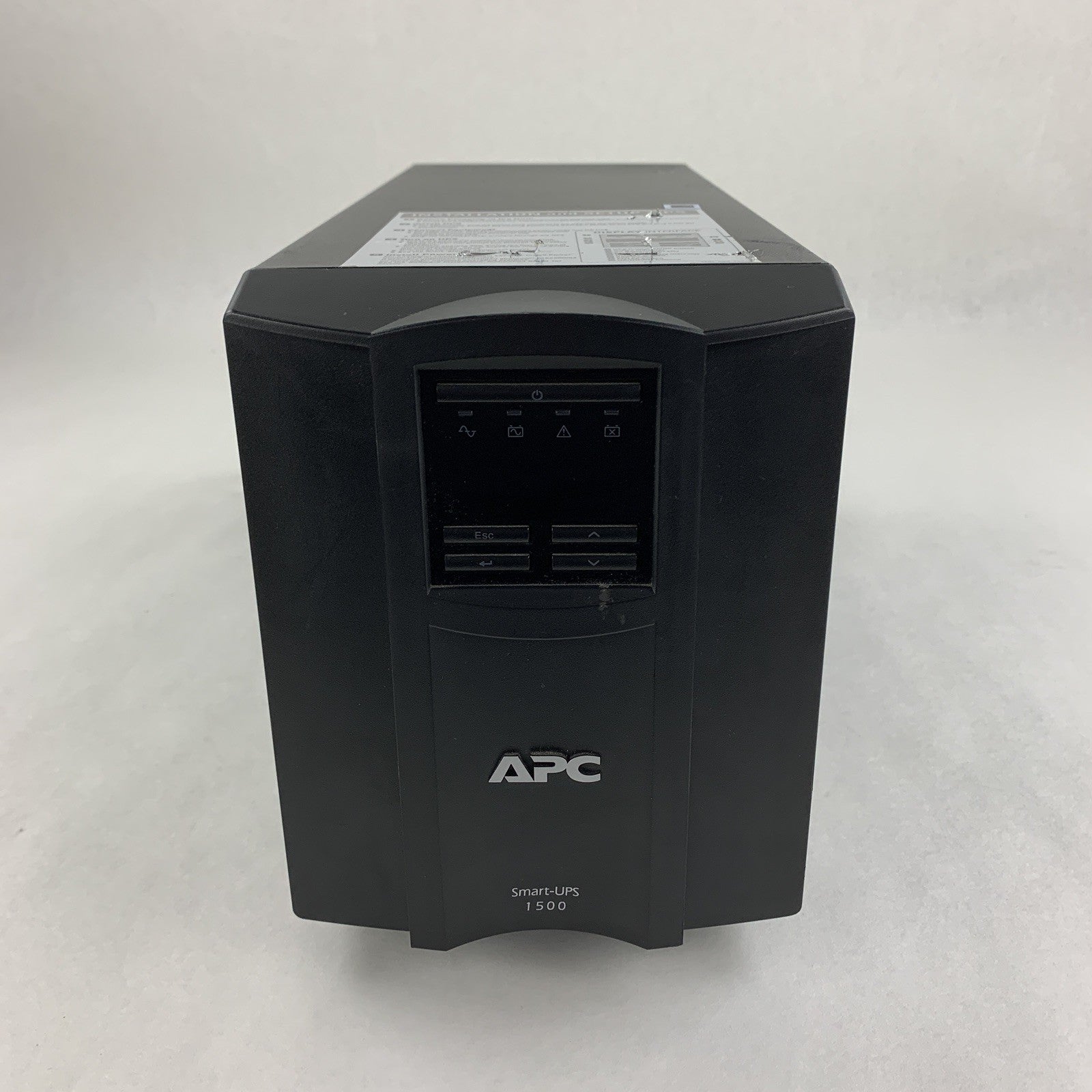 APC SMT1500 Smart Connect UPS 1500VA LCD Backup Surge No Batt Tested Bad Group 1