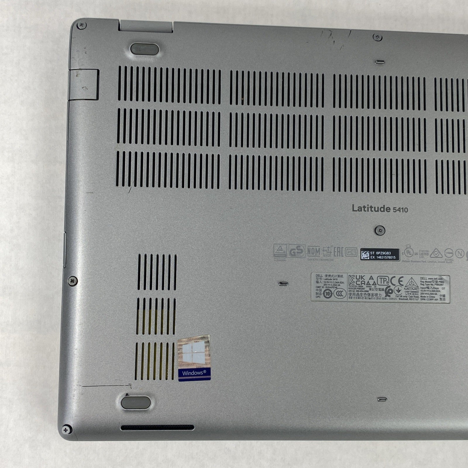 Dell Latitude 5410 Core i7-10610U 1.8 GHz 16GB RAM 14.0" No Battery No SSD No OS