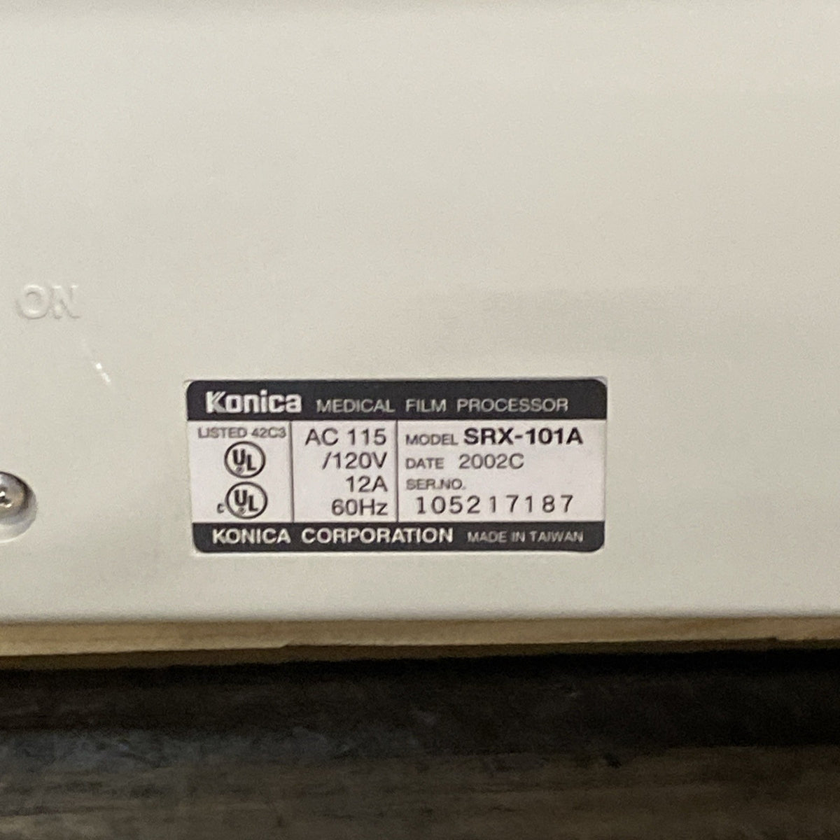 Konica Minolta SRX-101A Medical Film Processor7