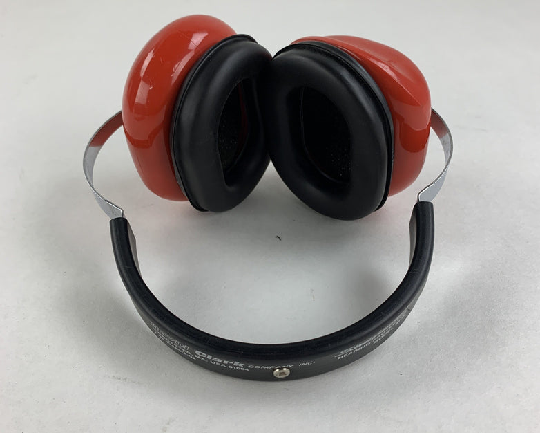 David Clark Company 310S Protective Headgear 12489G-02 Red Vintage