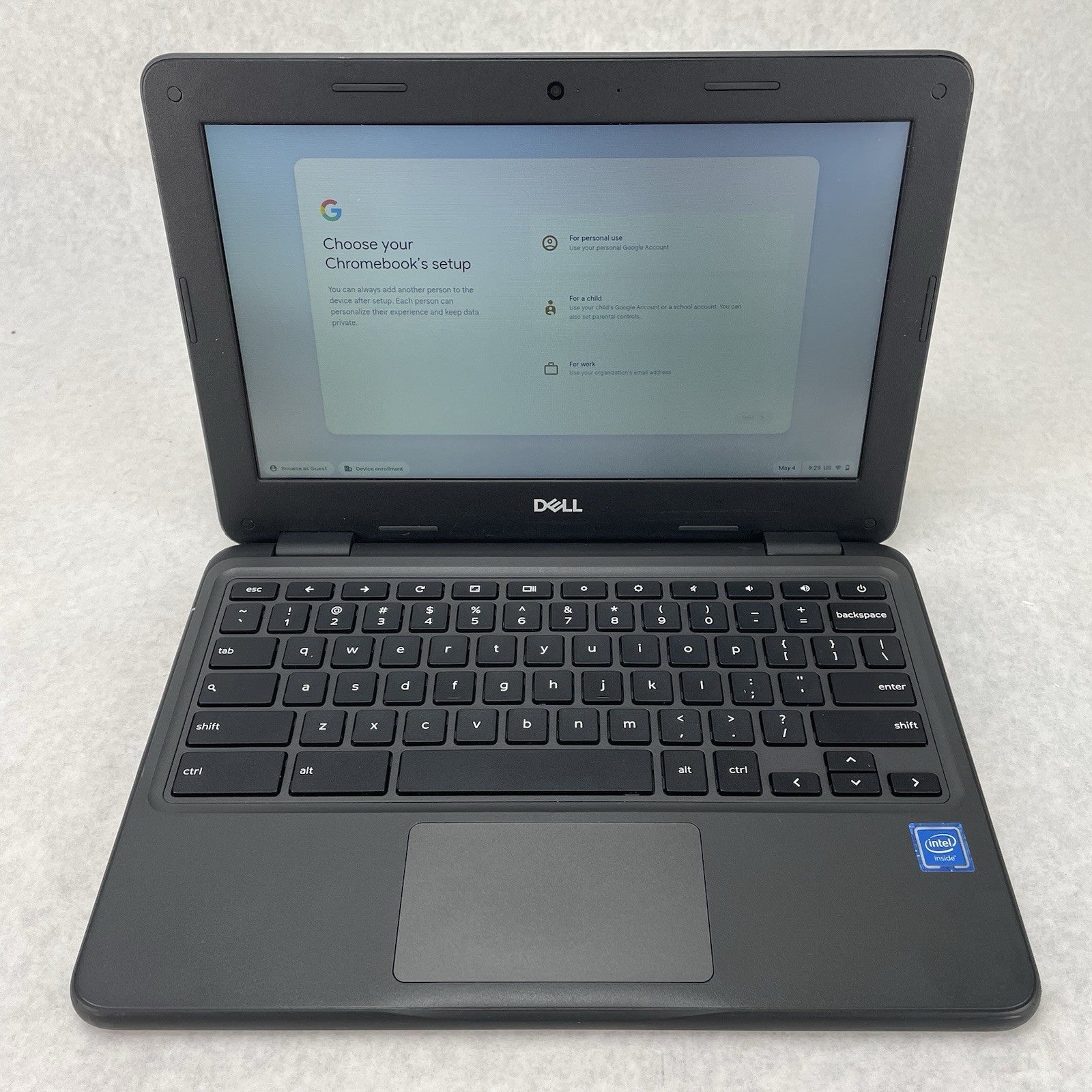 Dell Chromebook 3100 11.6" Celeron N4020 1.1GHz 4GB RAM 16 GB No AC - Mid Batt4