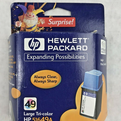 HP 49 Large Tri-Color Ink Cartridge HP 51649A - Expired